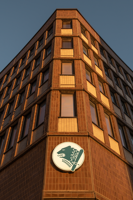 Facade of the head quarters of the Finnish Border Guard.