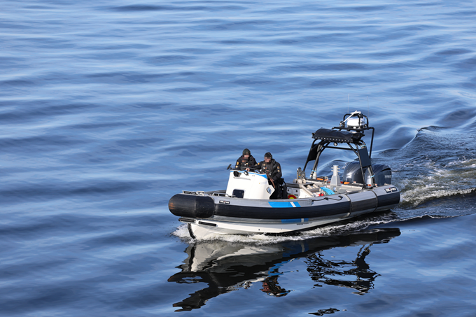 Nopeavene Suomenlahdella.