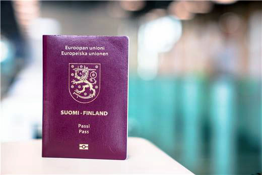 Ett finskt pass.