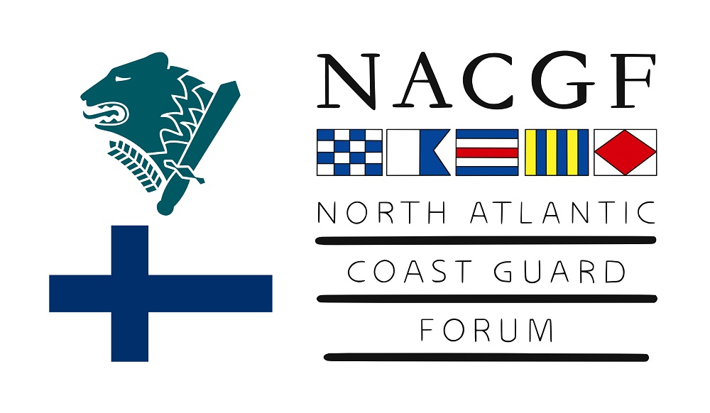 Logo: NACGF, North Atlantic Coast Guard Forum.