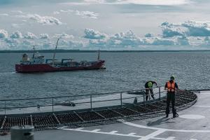 Vartiolaiva Turva ja Euroopan meriturvallisuusviraton Norden vuoden 2020 Balex Delta -harjoituksessa Viron aluevesillä